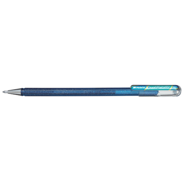 Pentel Hybrid Gel-Tintenroller "Dual Pen", blaugrau blau