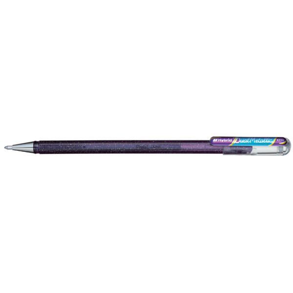 Pentel Hybrid Gel-Tintenroller "Dual Pen", blaugrau blau