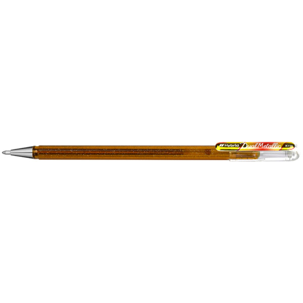 Pentel Hybrid Gel-Tintenroller "Dual Pen", blaugrau blau