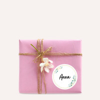 ZDesign HOME Haushalts-Etiketten, mit Zierrahmen, rund