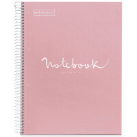 MIQUELRIUS Collegeblock "Notebook EMOTIONS", DIN A4, rot