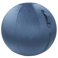 ALBA Sitzball "MHBALL", Veloursstoff, nachtblau