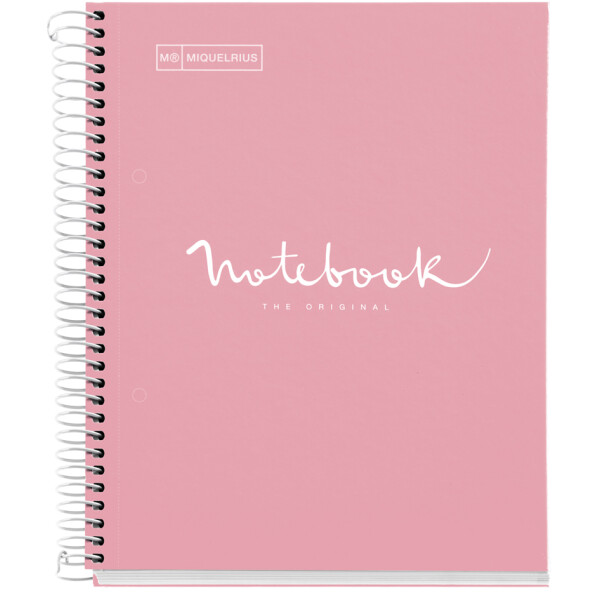 MIQUELRIUS Collegeblock "Notebook EMOTIONS", DIN A5, rosa