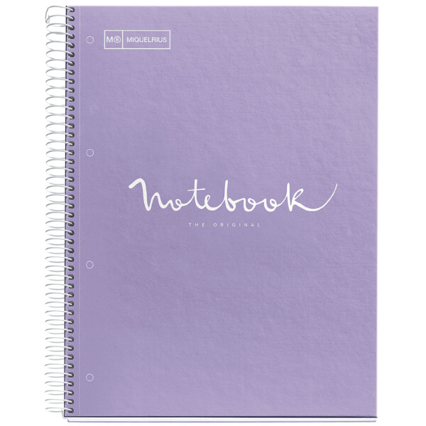 MIQUELRIUS Collegeblock "Notebook EMOTIONS", DIN A4, schwarz