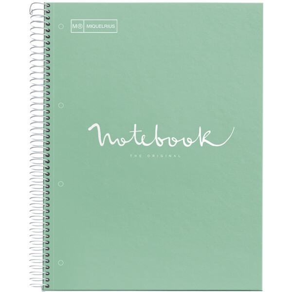 MIQUELRIUS Collegeblock "Notebook EMOTIONS", DIN A4, schwarz