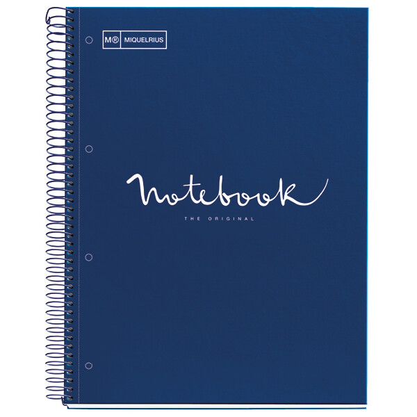 MIQUELRIUS Collegeblock "Notebook EMOTIONS", DIN A4, schwarz