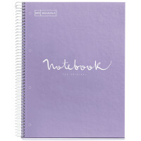 MIQUELRIUS Collegeblock "Notebook EMOTIONS", DIN A4, schwarz