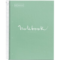 MIQUELRIUS Collegeblock "Notebook EMOTIONS", DIN A4, schwarz