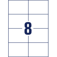 AVERY Zweckform Versand-Etiketten, 105 x 74 mm, weiß