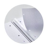 MIQUELRIUS Collegeblock "Notebook EMOTIONS", DIN A4, marine