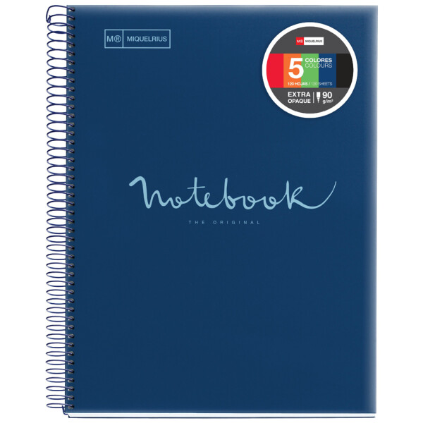 MIQUELRIUS Collegeblock "Notebook EMOTIONS", DIN A4,hellblau