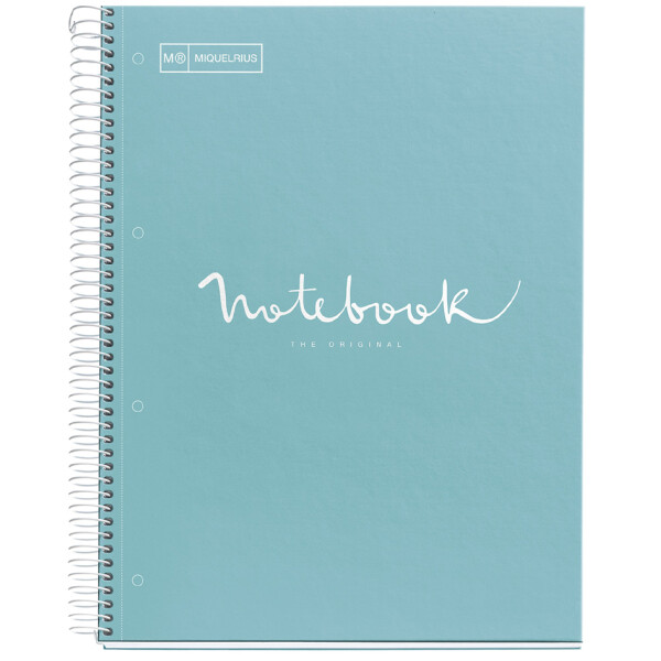 MIQUELRIUS Collegeblock "Notebook EMOTIONS", DIN A4,hellblau