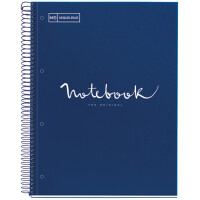 MIQUELRIUS Collegeblock "Notebook EMOTIONS", DIN A4, rot
