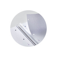 MIQUELRIUS Collegeblock "Notebook EMOTIONS", DIN A4, rot