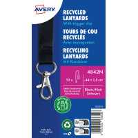 AVERY Textilband Lanyard, aus rPET, 440 x 15 mm, grün