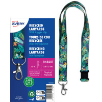 AVERY Textilband Lanyards rPET "floral", 20 x...
