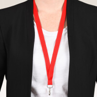 AVERY Textilband Lanyard, aus rPET, 440 x 15 mm, rot