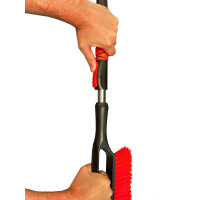 IWH Teleskop-Eiskratzer mit Schneebesen, 720 - 890 mm