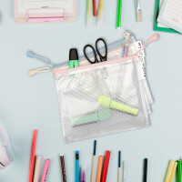 djois Reißverschlusstasche ZIPPER Pastell, DIN A5, PVC