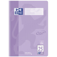 Oxford Schulheft Touch Pastell, DIN A4, Lineatur 25, flieder