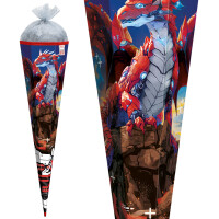 ROTH Motiv-Schultüte "Robo Drache", eckig, 850 mm, Folie