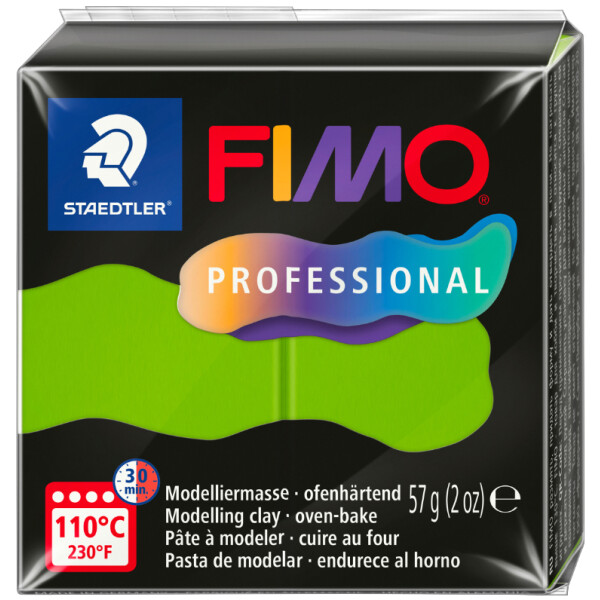 FIMO PROFESSIONAL Modelliermasse, ofenhärtend, blattgrün