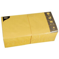 PAPSTAR Lunch-Servietten, 330 x 330 mm, 3-lagig, gelb