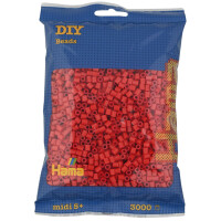 HAMA Bügelperlen midi, gelb, 3.000er Beutel