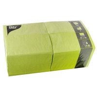 PAPSTAR Bistro-Servietten, 330 x 330 mm, 3-lagig, limonen-