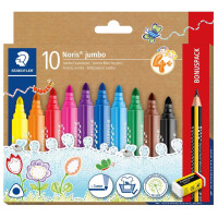 STAEDTLER Fasermaler Noris jumbo, Bonuspack