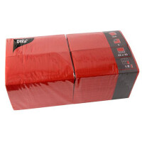 PAPSTAR Bistro-Servietten, 330 x 330 mm, 3-lagig, rot