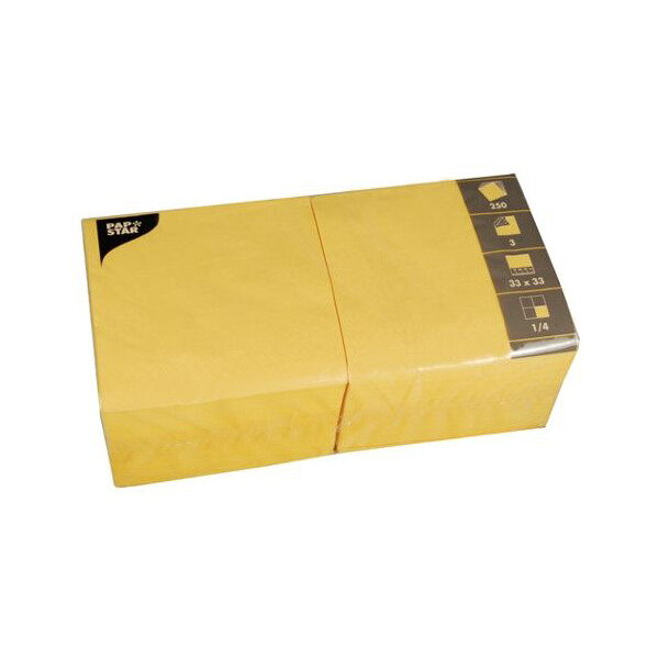 PAPSTAR Lunch-Servietten, 330 x 330 mm, 3-lagig, weiß