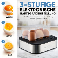PROFI COOK Eierkocher PC-EK 1276, mit Sprachausgabe