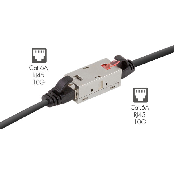 LogiLink Patchkabel-Verbinder Kat.6A, geschirmt, Industrie
