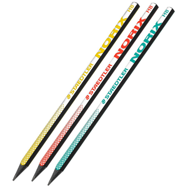 STAEDTLER Bleistift NORIX, Härtegrad: HB, 3er Blister