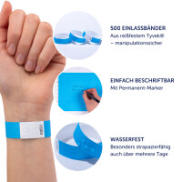 AVERY Eventbänder Einlassbänder, 256 x 19 mm,...