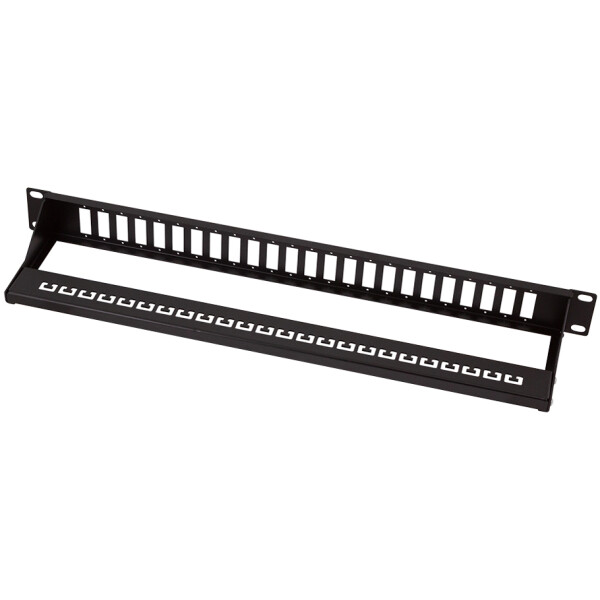 LogiLink 19" LWL Patch Panel für 24x SC-Duplex LC-Quad