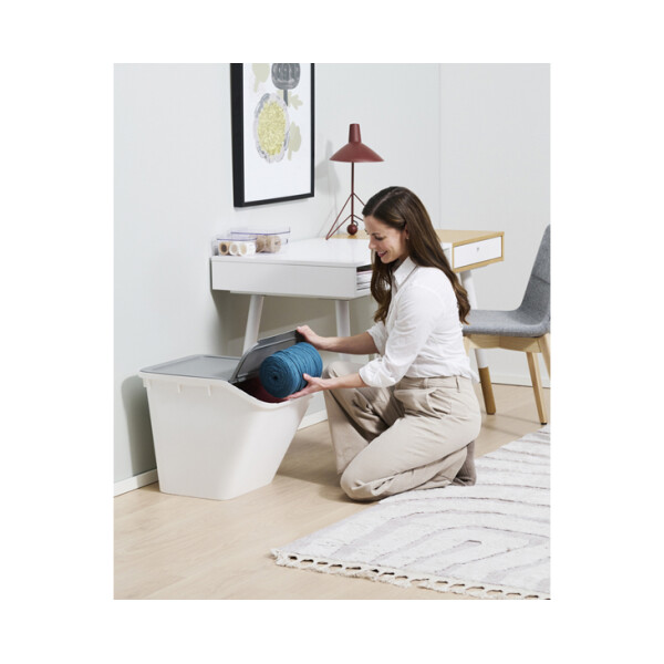 smartstore Aufbewahrungs- Recyclingbehälter Stack-it M, 37 L