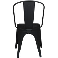 PAPERFLOW Outdoor-Besucherstuhl URBAN, 2er Set, schwarz