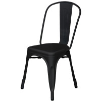 PAPERFLOW Outdoor-Besucherstuhl URBAN, 2er Set, schwarz