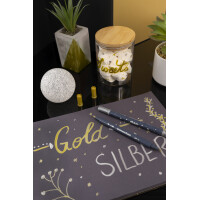 EBERHARD FABER Pigmentmarker Metallic Duo, 2er Blister