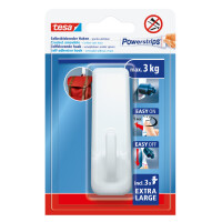 tesa Powerstrips Haken EXTRA LARGE Rechteck, weiß