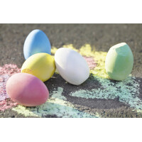 EBERHARD FABER Straßenmalkreide in Eierform, 6er...