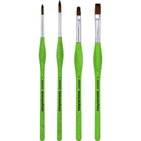 EBERHARD FABER Synthetikhaarpinsel-Set GREEN WINTER