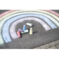 EBERHARD FABER Straßenmalkreide in Einhornform, 6er