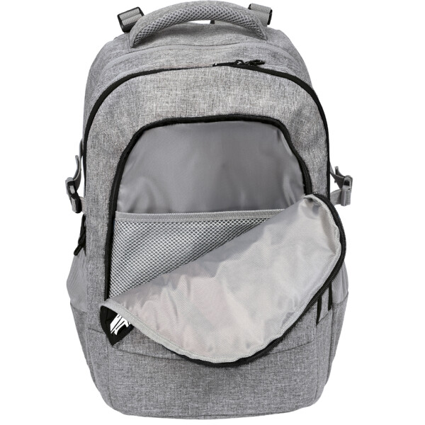 EBERHARD FABER Schulrucksack X-Style, grau schwarz