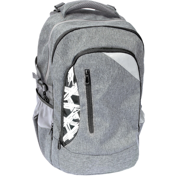 EBERHARD FABER Schulrucksack X-Style, grau schwarz