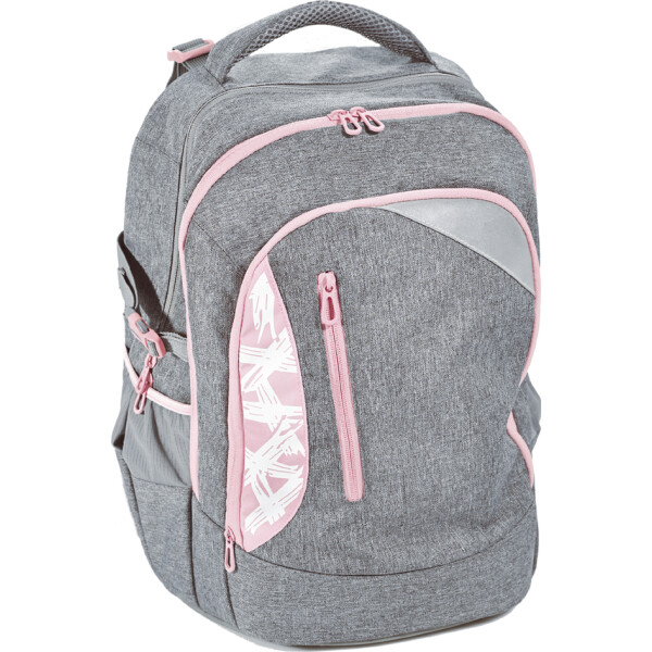 EBERHARD FABER Schulrucksack X-Style, grau schwarz