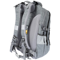 EBERHARD FABER Schulrucksack X-Style, grau schwarz