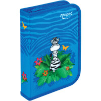 Maped Schüleretui Jungle, aus Polyester, blau,...